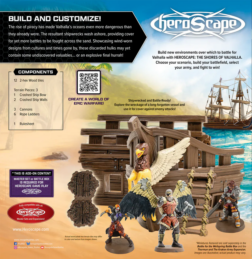 Heroscape: Shores of Valhalla Terrain Expansion (Pre-Order)