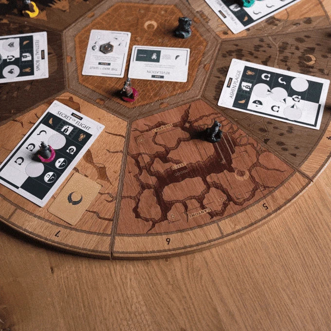 Veiled Fate (Premium Wooden Board, White Oak)