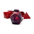 Norse Foundry: Wooden Dice - Red Striped Wood (7pc set)