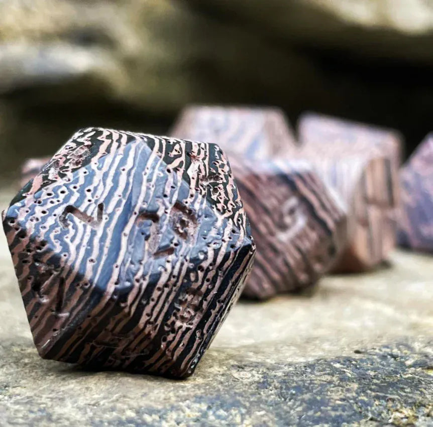 Norse Foundry: Wenge - 7 Piece RPG Wooden Dice Set