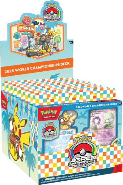 Pokemon TCG Anaheim 2025 World Championship Deck Display Box (Pre-Order)