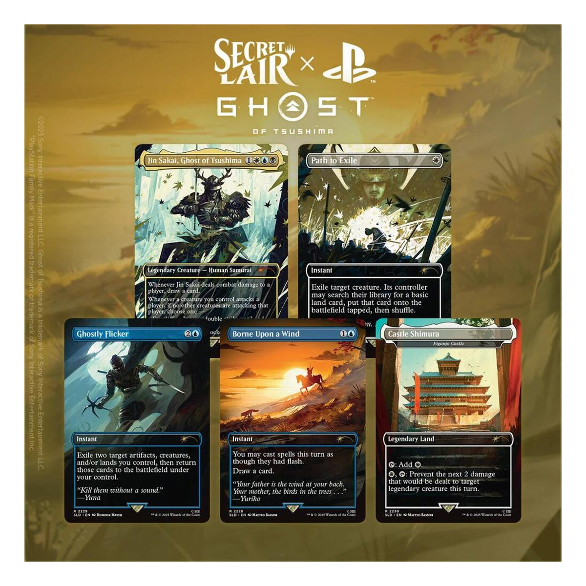 Magic the Gathering: Secret Lair: Ghost of Tsushima
