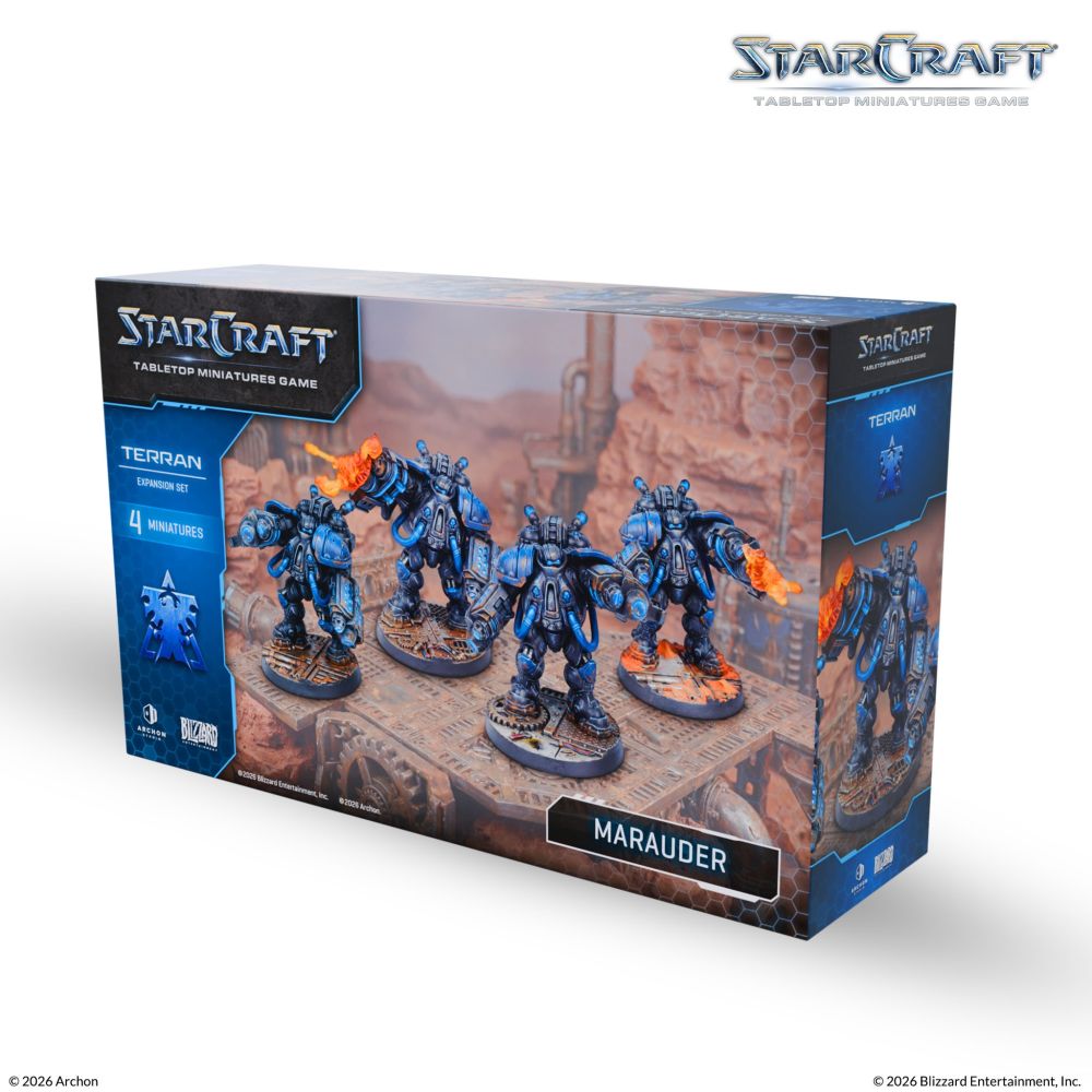 PREORDER Starcraft Miniatures Games: Terran - Marauder - Expansion Set