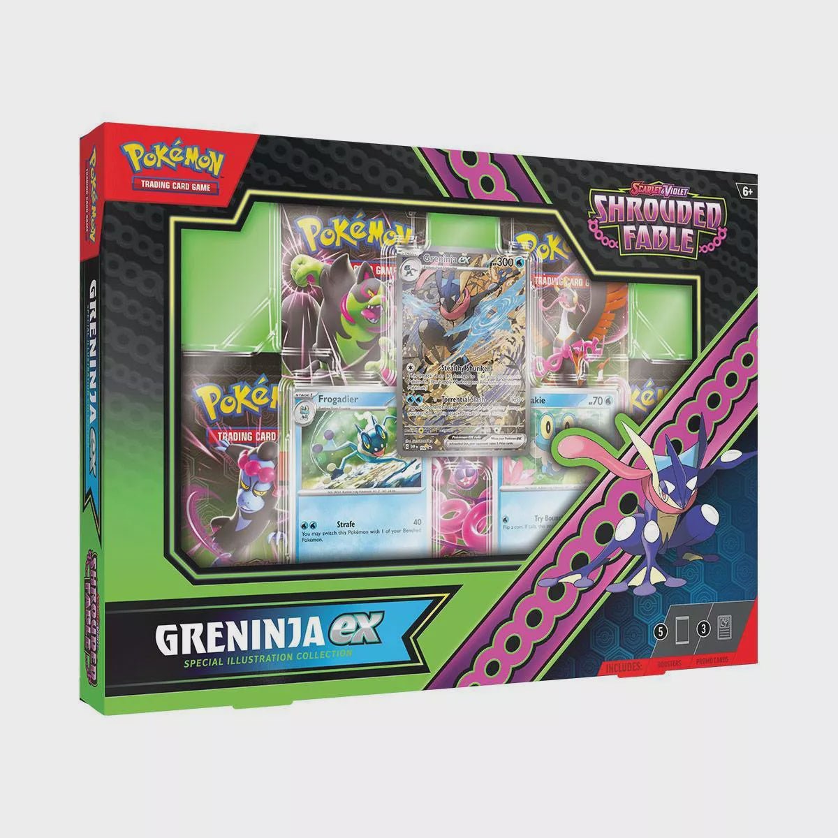 Pokemon Scarlet & Violet Shrouded Fable Greninja ex Special Illustration Collection