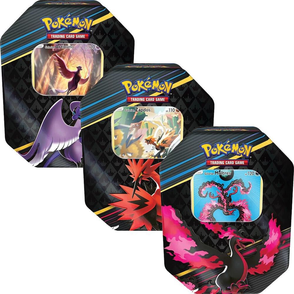 Pokemon Sword & Shield Crown Zenith Collection Tin (Set-of-3) *International Edition*
