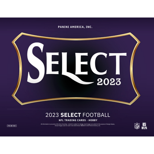 2023 Panini Select Football Hobby 12 Box Case