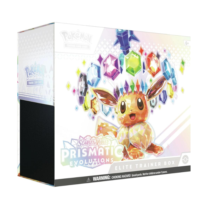 Pokemon Scarlet and Violet 8.5 Prismatic Evolutions Elite Trainer Box (ETB)