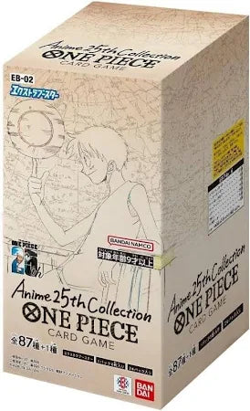 One Piece Japanese TCG: Extra Booster - Anime 25th Collection Booster Box (EB02)